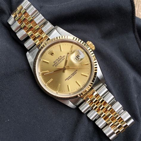 rolex two tone datejust